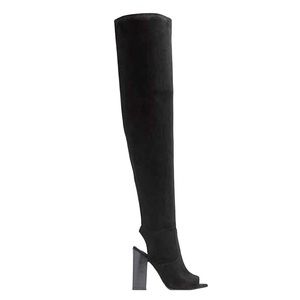 Aldo Peep Toe Over the Knee Boots